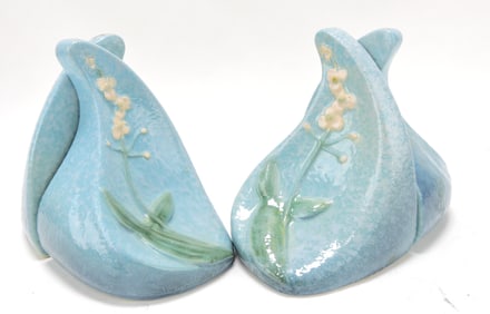 Roseville WInecraft blue lot of 2 pair