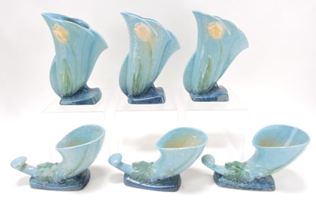 Roseville WInecraft blue lot of