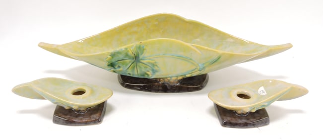 Roseville WInecraft yellow 3 piece