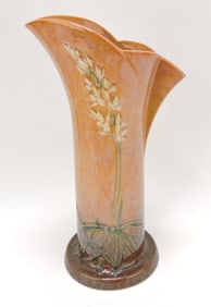 Roseville WInecraft brown vase,