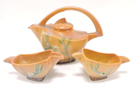 Roseville WInecraft brown 3 piece