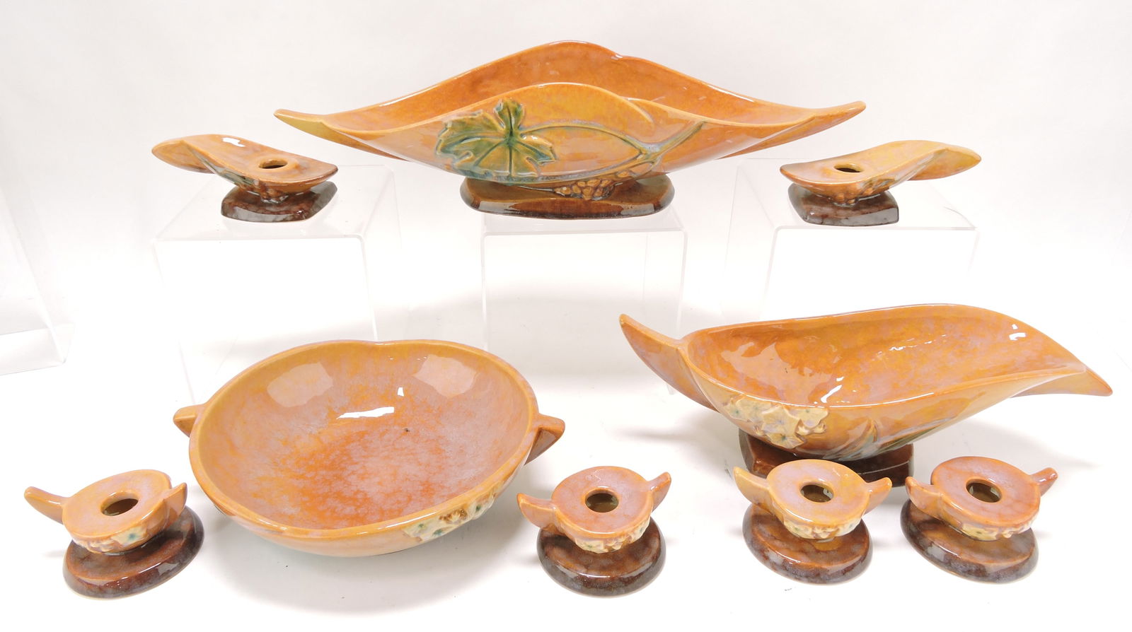 Roseville WInecraft brown lot of (1 of 1)