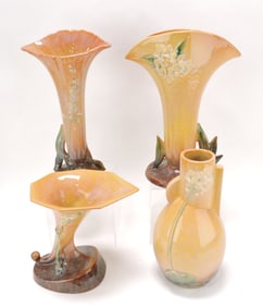 Roseville WInecraft brown lot of