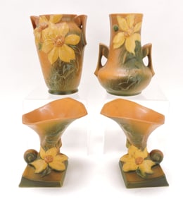 Roseville brown Clematis lot of