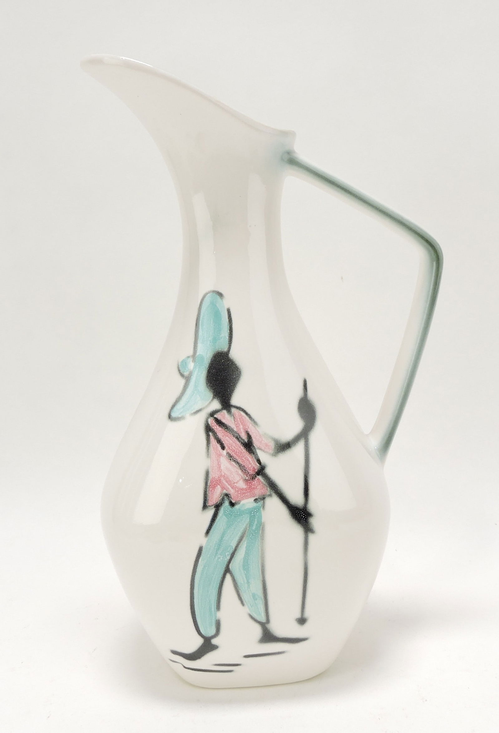 MCM Hull Pottery Tropicana ewer, (1 of 1)