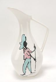 MCM Hull Pottery Tropicana ewer,