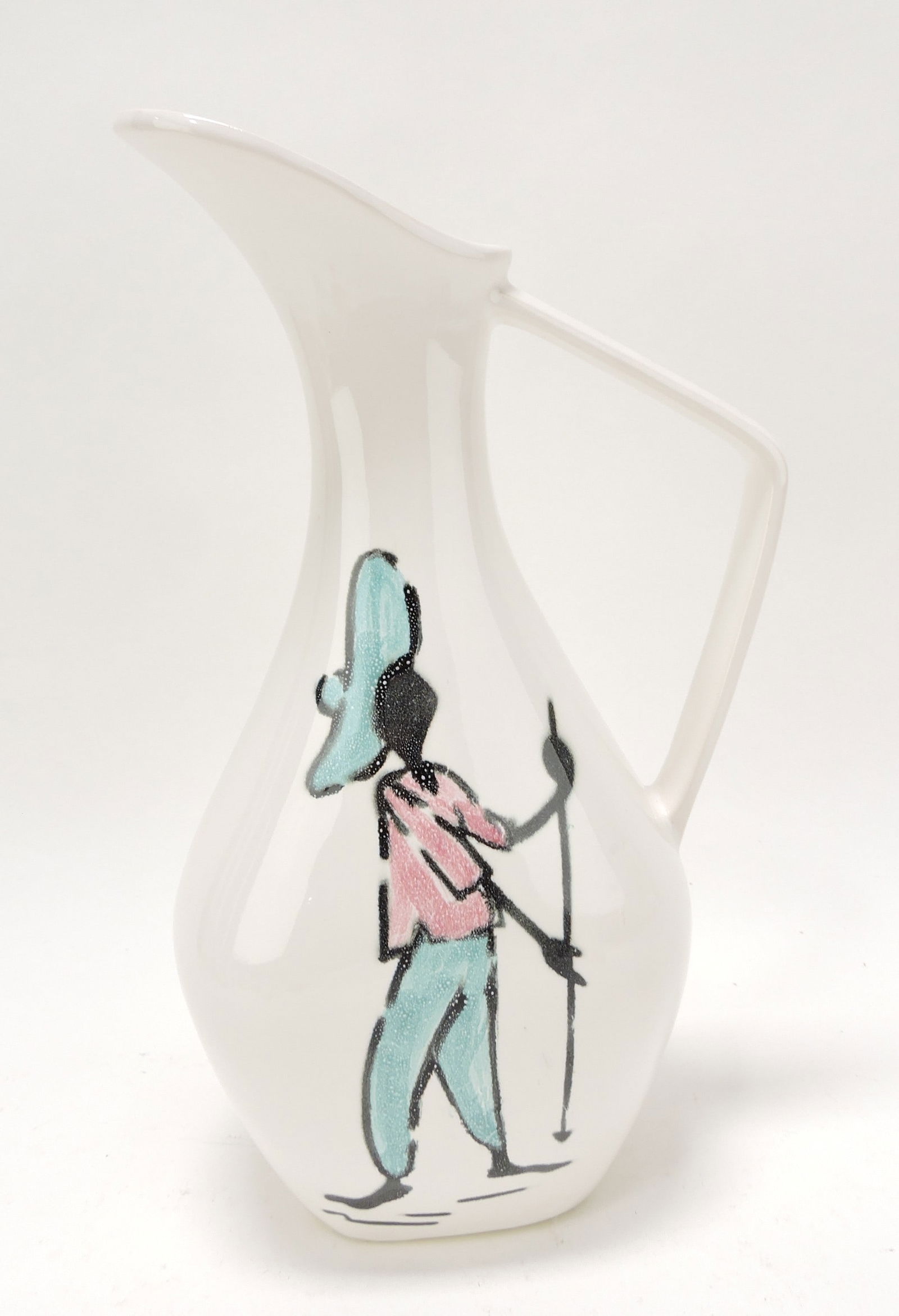 MCM Hull Pottery Tropicana ewer, (1 of 1)
