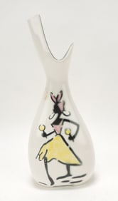 MCM Hull Pottery Tropicana vase/ewer,