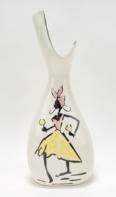 MCM Hull Pottery Tropicana vase/ewer,