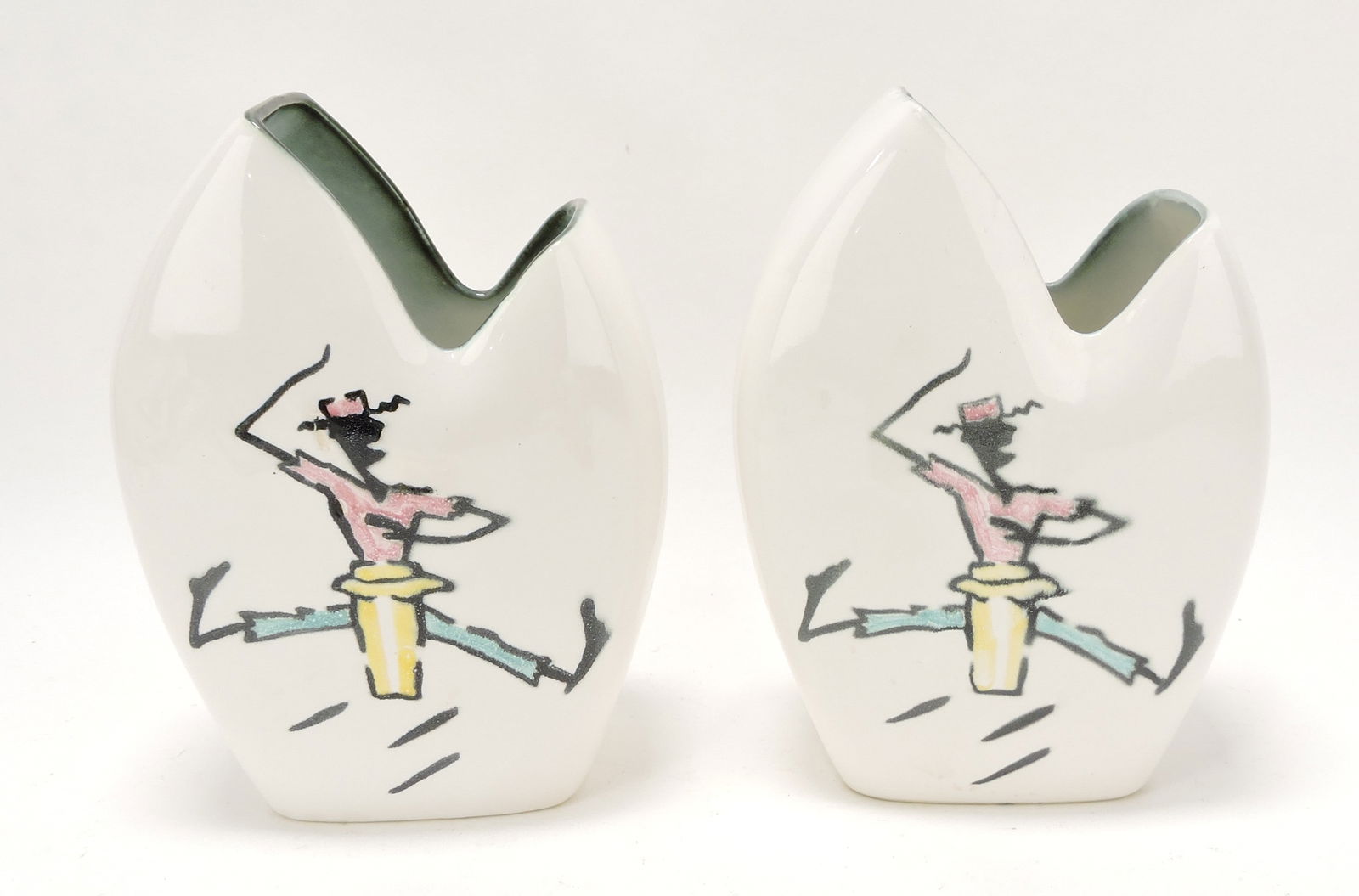 MCM Hull Pottery Tropicana pair of (1 of 1)