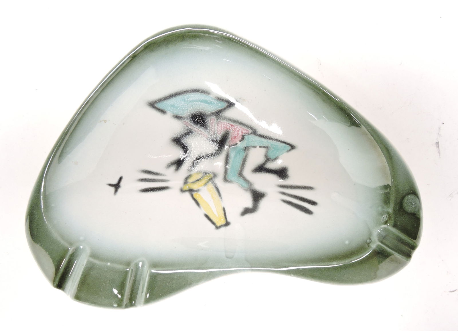 MCM Hull Pottery Tropicana ashtray, (1 of 1)