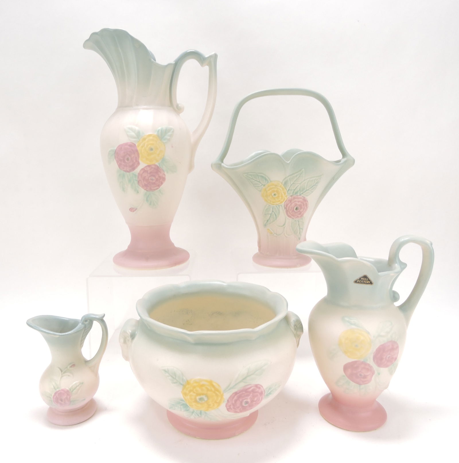 Hull Pottery Open Rose lot of (1 of 1)