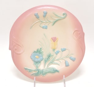 Hull Pottery Bowknot pink 10 1/2"