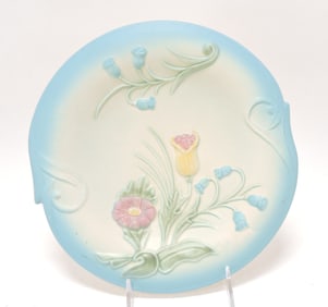 Hull Pottery Bowknot blue 10 1/2"