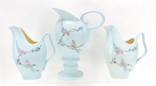 Hull Pottery blue Serenade lot of