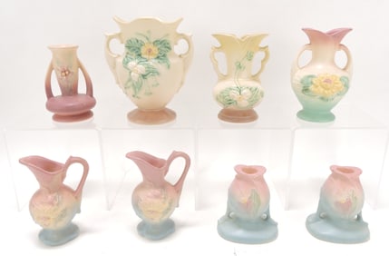 Hull Pottery lot of 8 pieces,