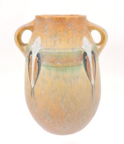 Roseville brown Montacello 7" vase