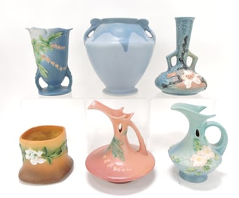 Roseville lot of 6 pieces,