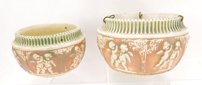 Roseville Donatello lot of 2 hanging