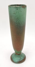 Clewell copper clad pottery vase,