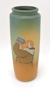 Weller Dickensware 10 1/2" vase with