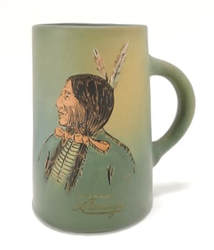 Weller Dickensware mug with Indian,