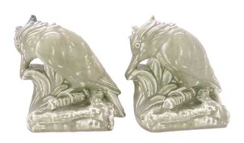 Rookwood pair of bird bookends #2657,