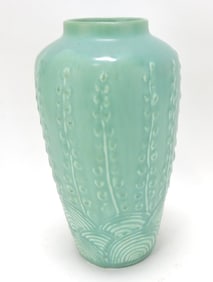 Rookwood art pottery large vase, 1954,