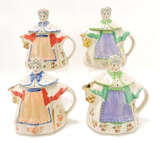 Shawnee Pottery lot of 4 Granny Anne