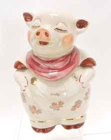 Shawnee Pottery 'Smiley' cookie jar,