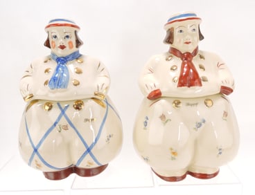 Shawnee Pottery lot of 2 'Happy' (Dutch