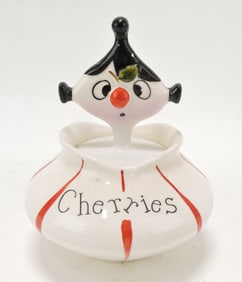 Holt Howard 1958 Pixie cherries jar,