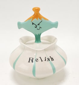 Holt Howard 1959 Pixie relish jar,