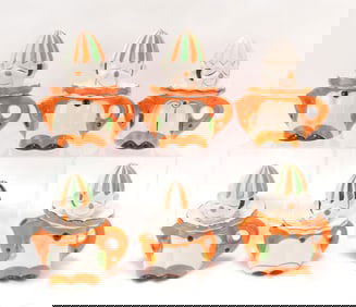 Japan clown juice reamer lot of 6,