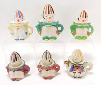 Japan clown juice reamer lot of 6,