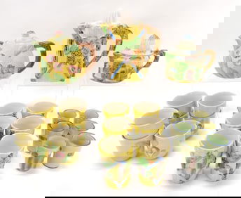 Japan lot of 3 juice sets, 3" to 9"