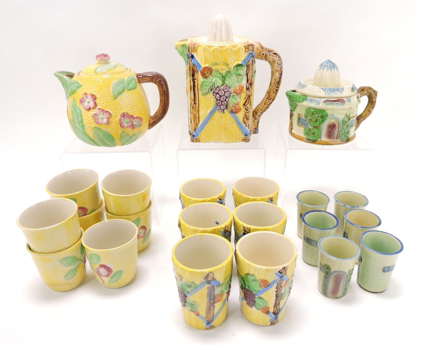 Japan lot of 3 juice sets, 3" to 9" (1 of 1)