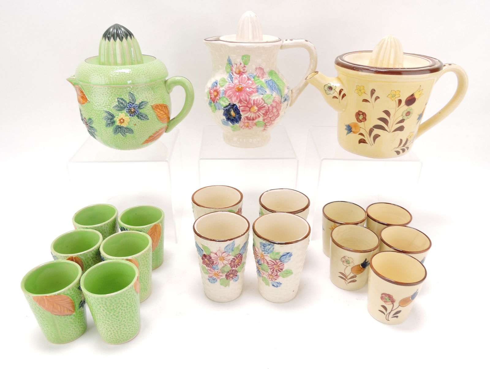 Japan lot of 3 juice sets, 3" to 9" (1 of 1)