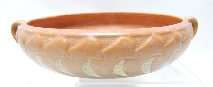 Roseville Falline console bowl, 10 1/2",