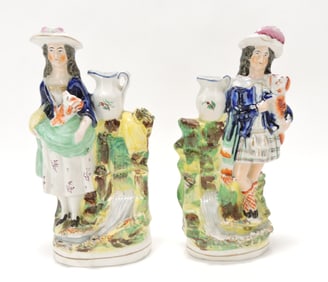 Staffordshire pair of Royal children with