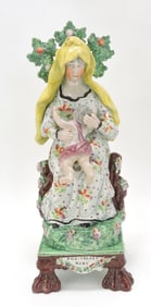 Staffordshire Prattware Pearlware figure