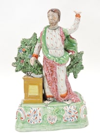 Staffordshire Prattware Pearlware figure of