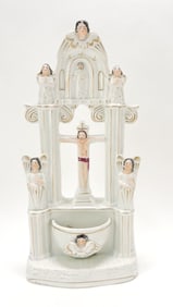 Staffordshire Holy Water font, 18"