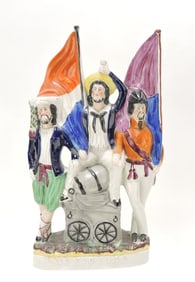 Staffordshire figural group titled