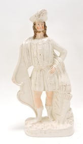 Staffordshire figure of William Tell, 18"