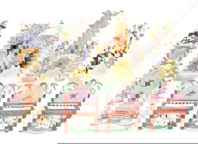 Staffordshire lot of 8 figures, 9" to