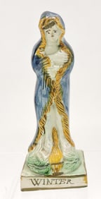 Staffordshire Prattware Pearlware Four