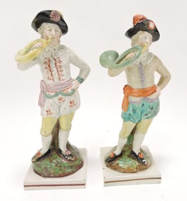 Staffordshire Pearlware Prattware lot of