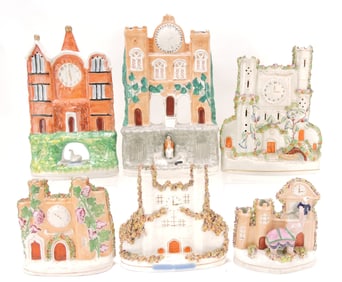 Staffordshire lot of 6 buildings,