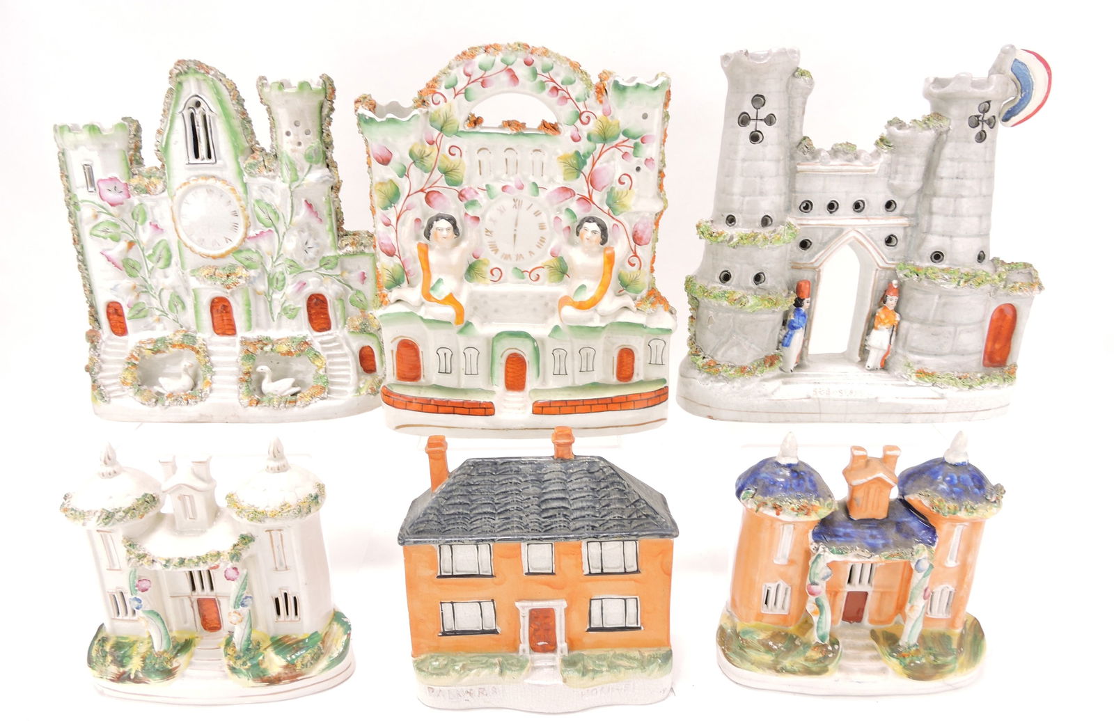 Staffordshire lot of 6 buildings, (1 of 1)